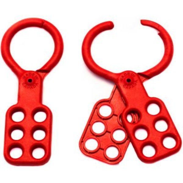 Zing ZING RecycLockout Lockout Tagout Hasp, 1" Recycled Plastic,  7108